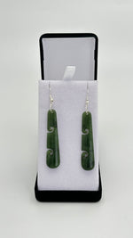 Roimata Koru Pounamu Earrings