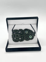 Tiki Side Hanging Pounamu Necklace