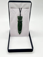Taiaha Head Pounamu Necklace