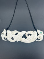 Double Manaia Bone Necklace