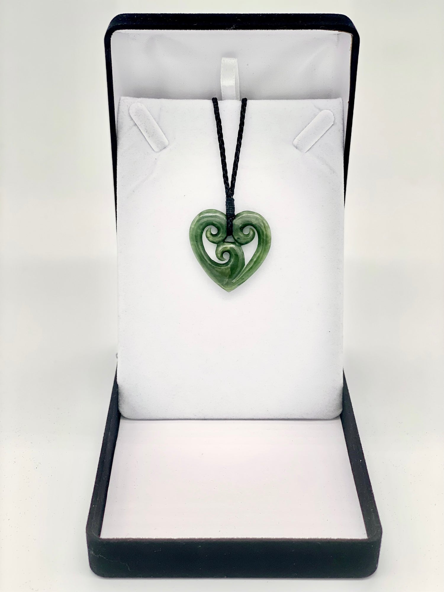 XS Triple Koru Heart Pounamu Necklace
