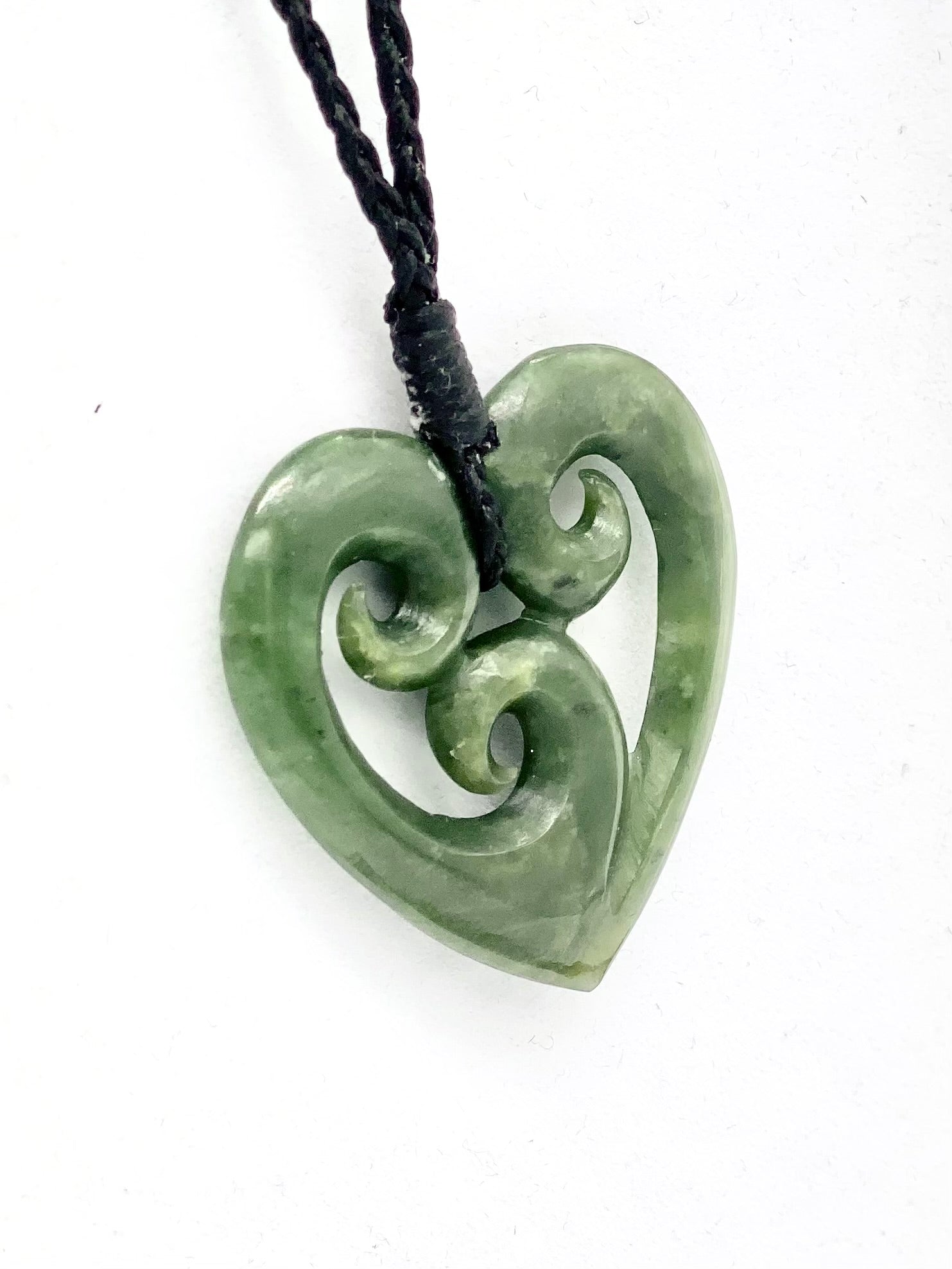 XS Triple Koru Heart Pounamu Necklace