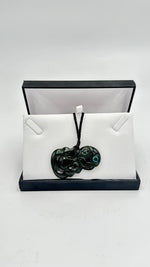 Tiki Side Hanging Pounamu Necklace