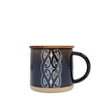 Black Glazed Ceramic Mug - Moana Rd