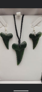 Niho Shark Pounamu Set