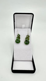 Triple Twist Pounamu Earrings