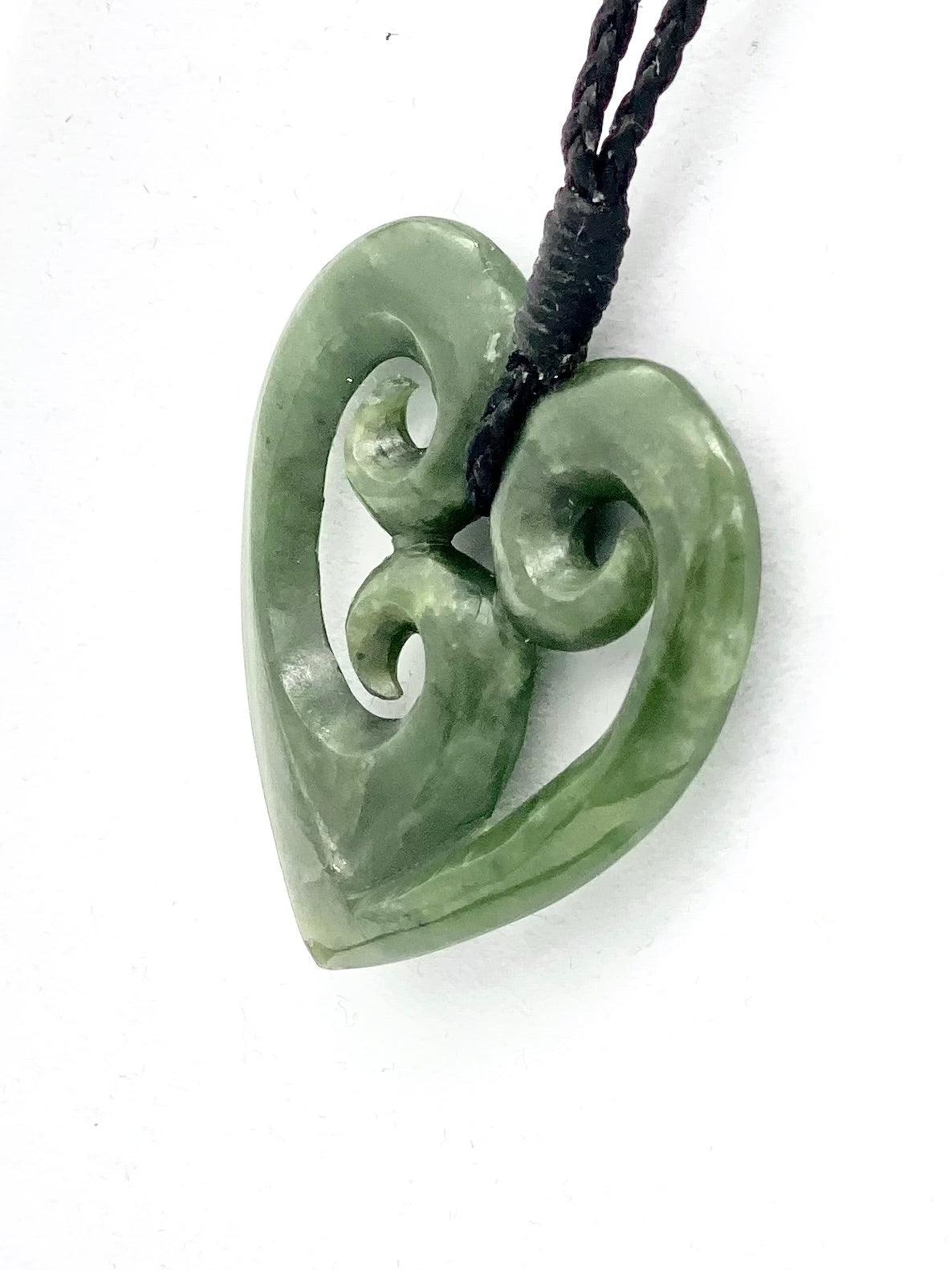 XS Triple Koru Heart Pounamu Necklace