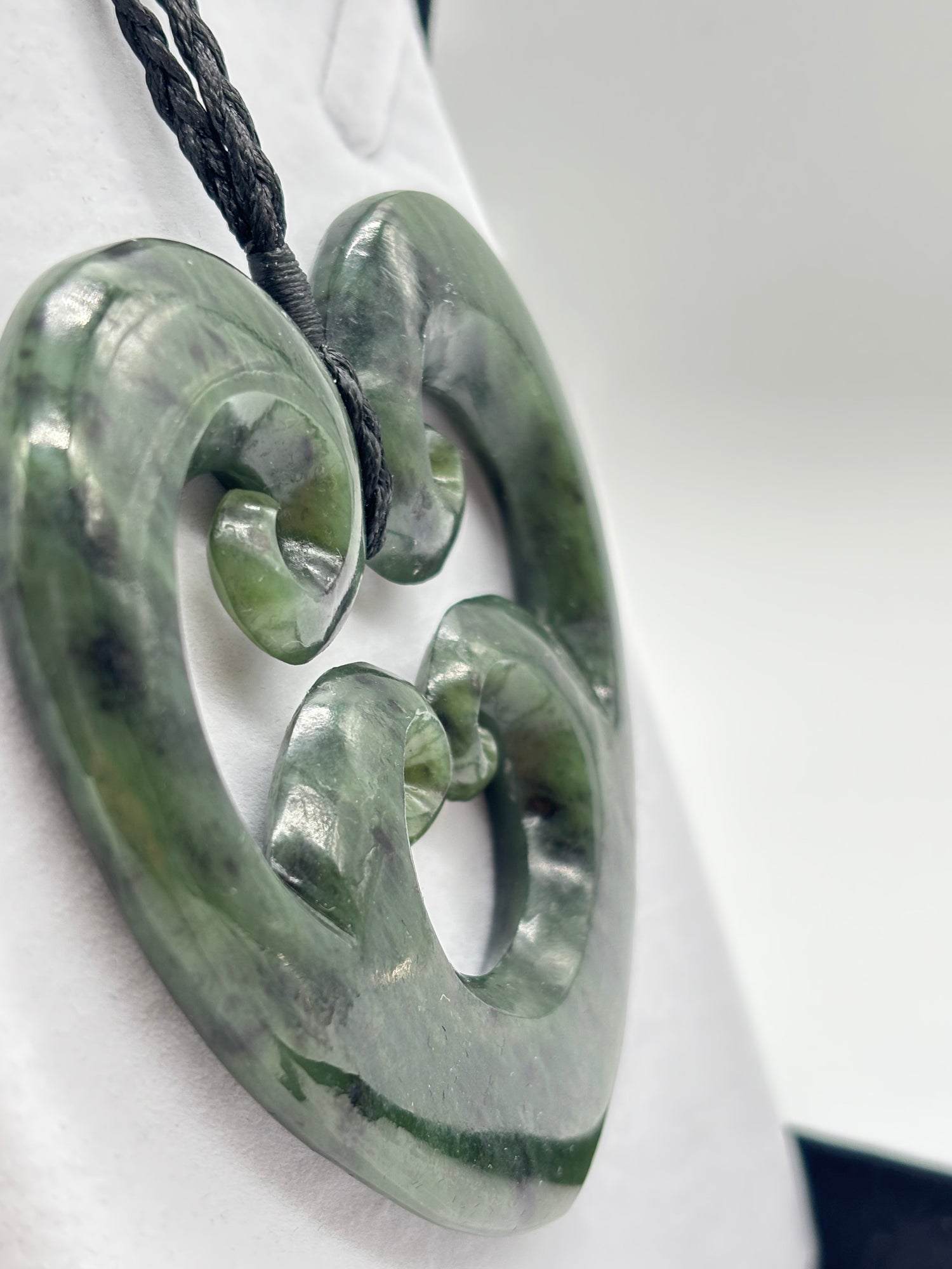 Large Quad Koru Heart Pounamu Heart
