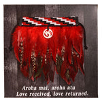 Korowai Canvas - Red Aroha