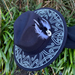 Black Maori Fedora Hat