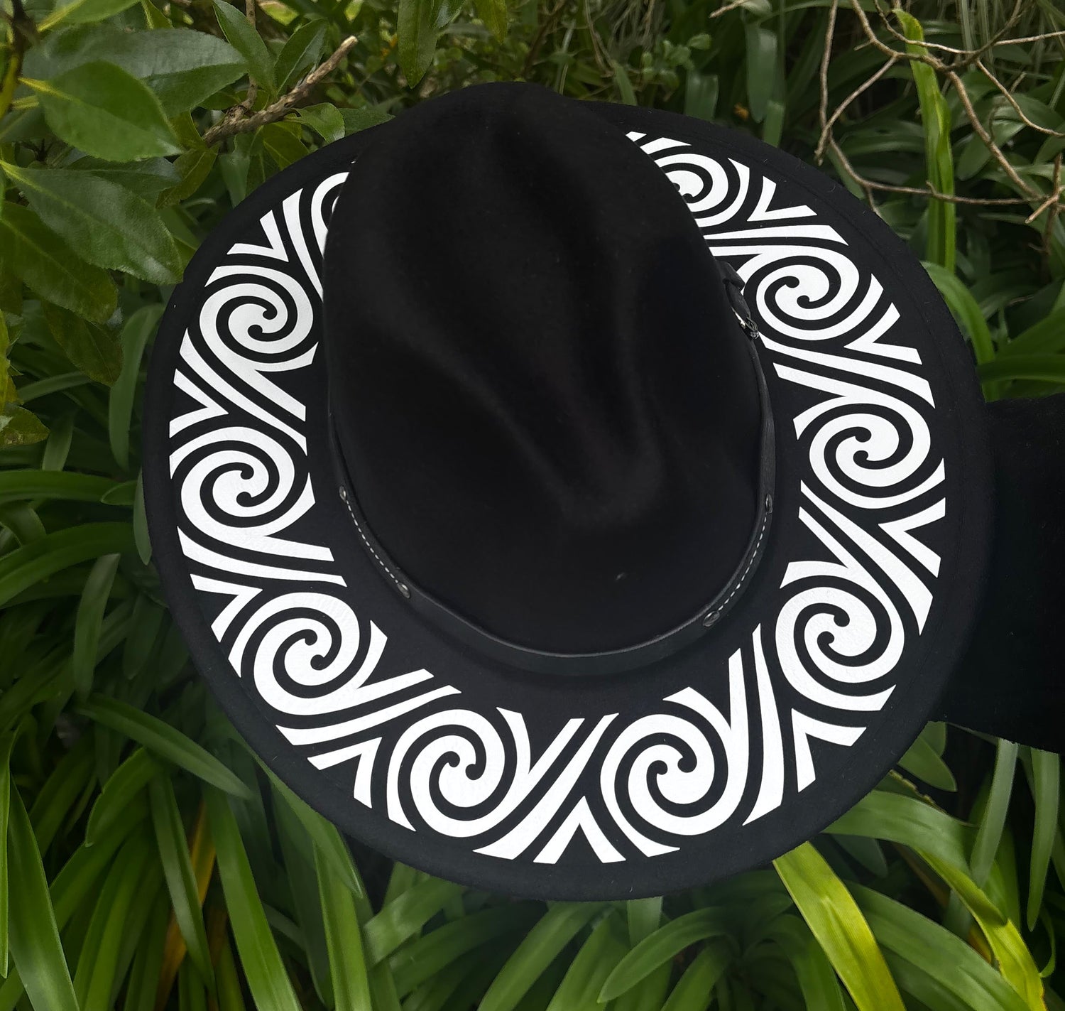 Black Maori Fedora Hat