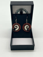 Wooden Bone Earrings