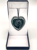 Koru Heart Pounamu Necklace