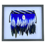 Glass Framed Mini Blue Korowai