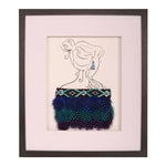 Glass Framed Korowai on Lady