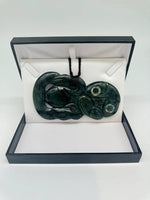 Tiki Side Hanging Pounamu Necklace