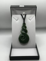 Triple Twist Koru Pounamu Necklace