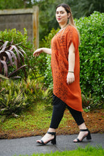 Putiputi Kaftan- Terracotta