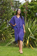 Long Kaftan Transcending Indigo Dress