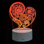LED Light - Aroha Heart