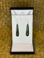 Roimata Koru Pounamu Earrings