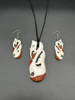 Bone Set (Necklace & Earrings)