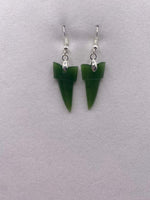 Niho Pounamu Earrings