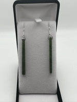 Chopstick Pounamu Earrings
