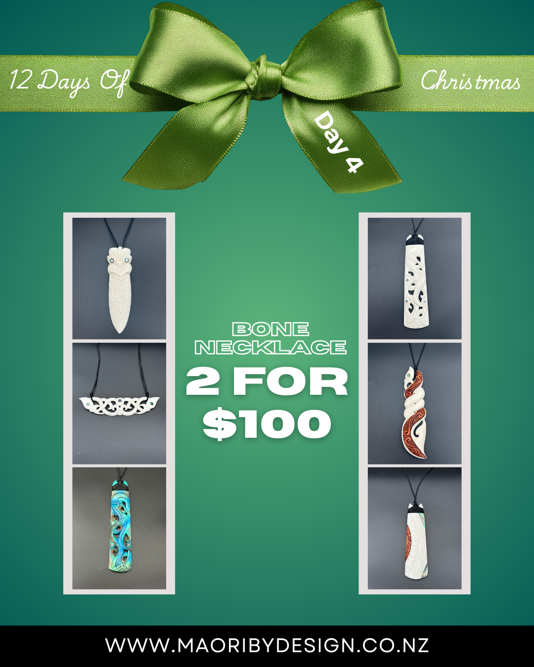 Day 4- Bone Necklaces 2 for $100