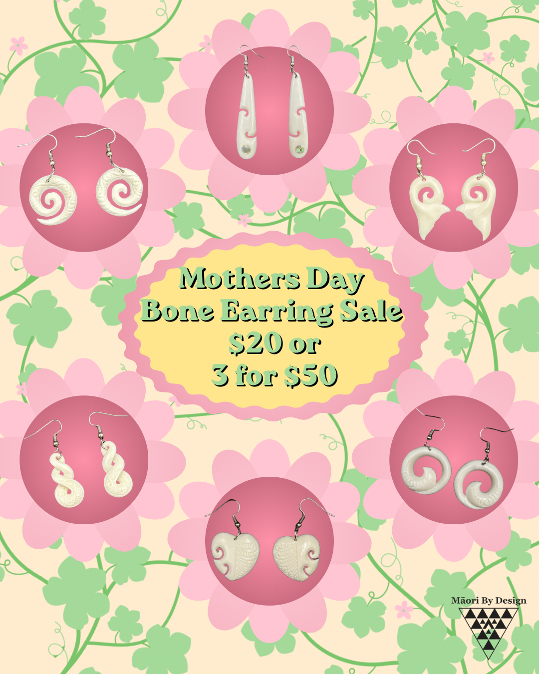 Bone Earrings Sale