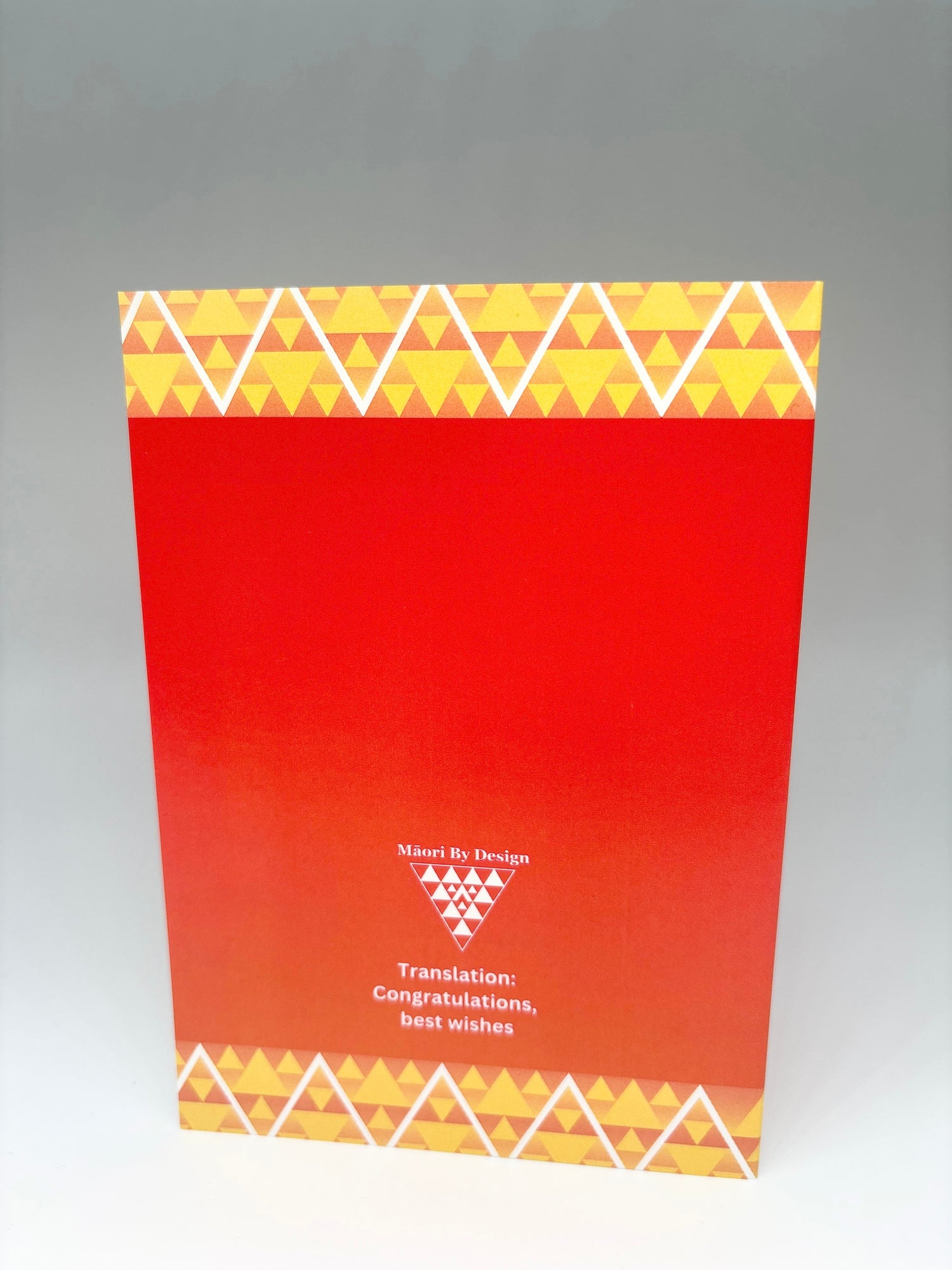 Māori Greeting Card - Whakamihi Nui Ki A Koe