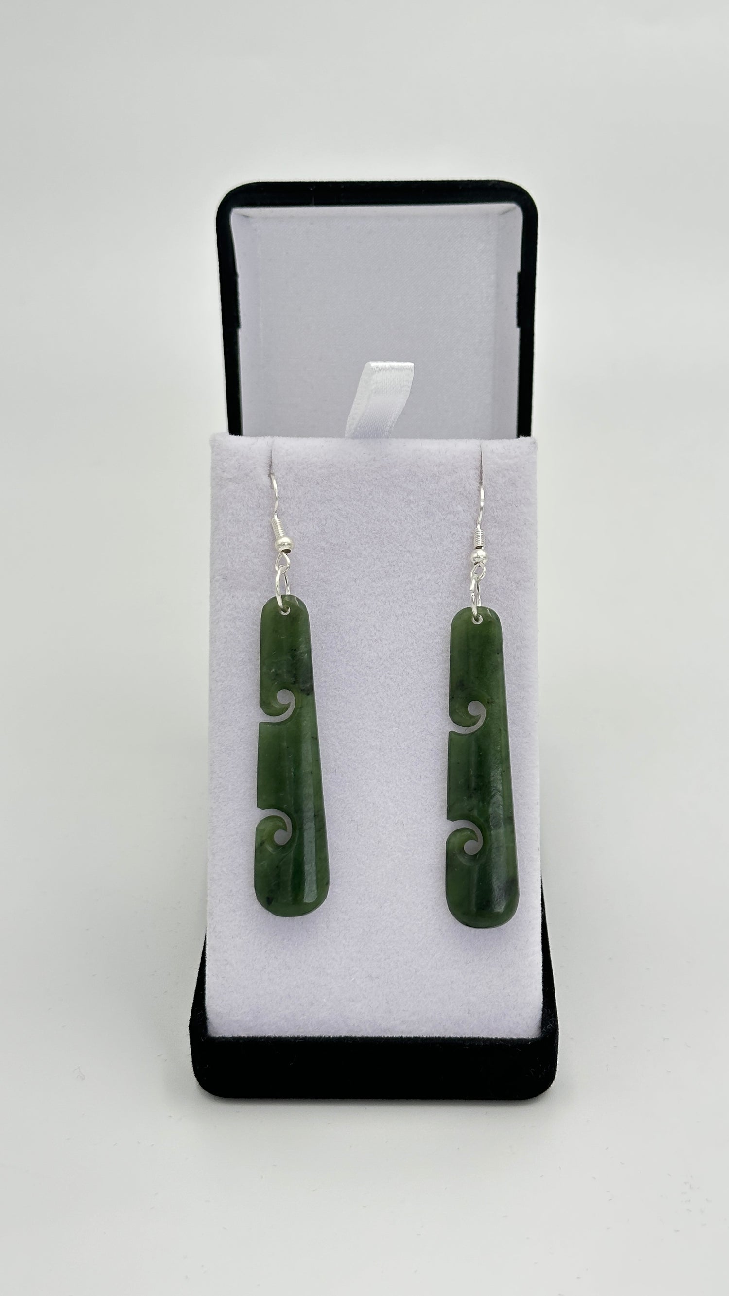 Roimata Koru Pounamu Earrings