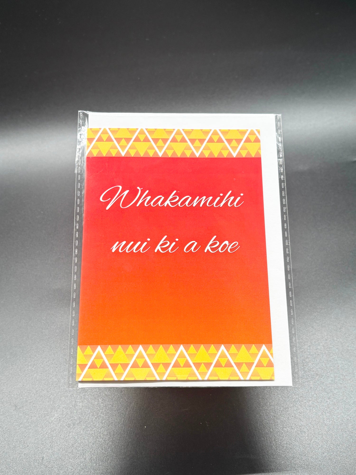 Māori Greeting Card - Whakamihi Nui Ki A Koe
