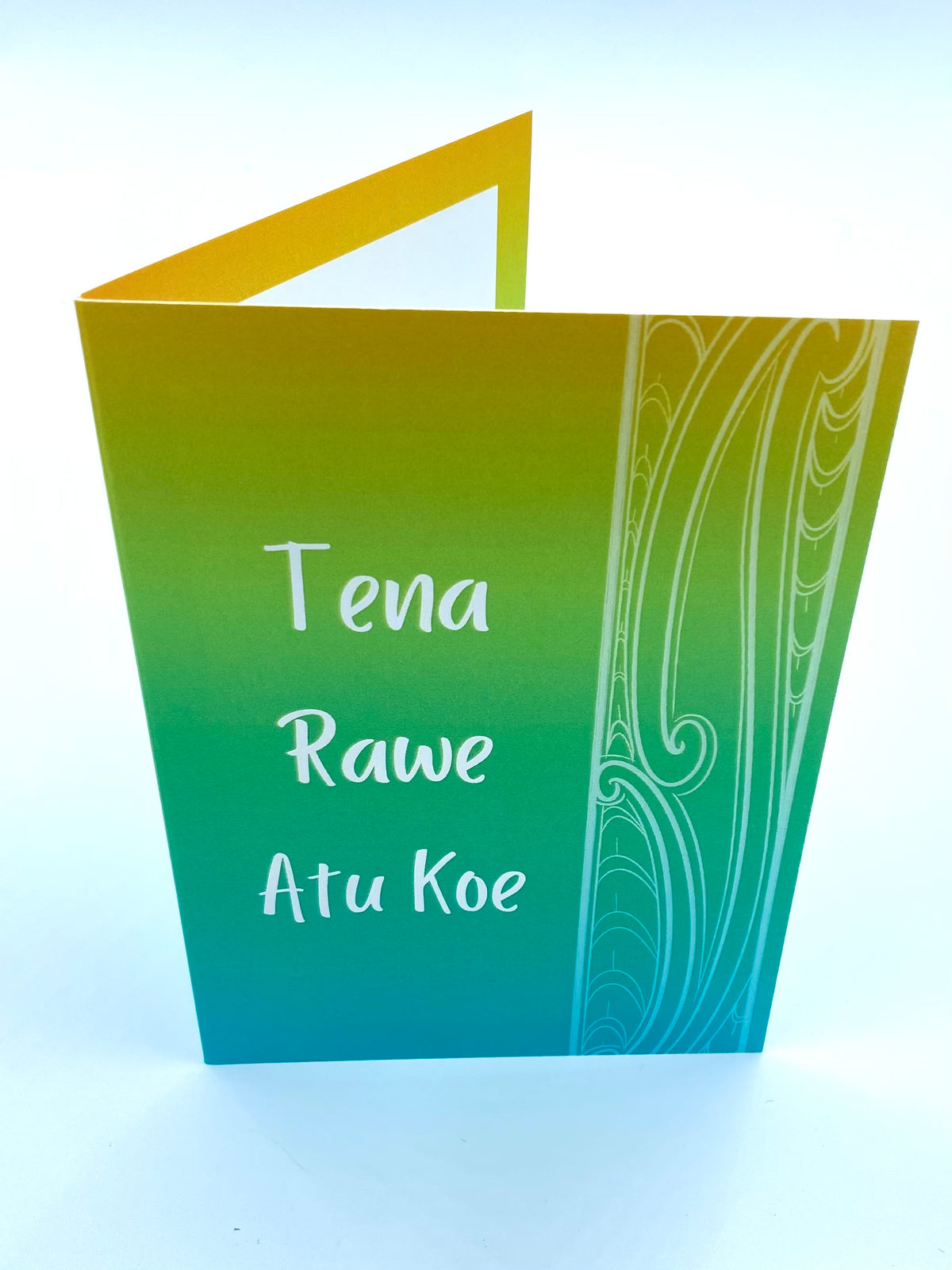 Māori Greeting Card - Tena Rawe Atu Koe