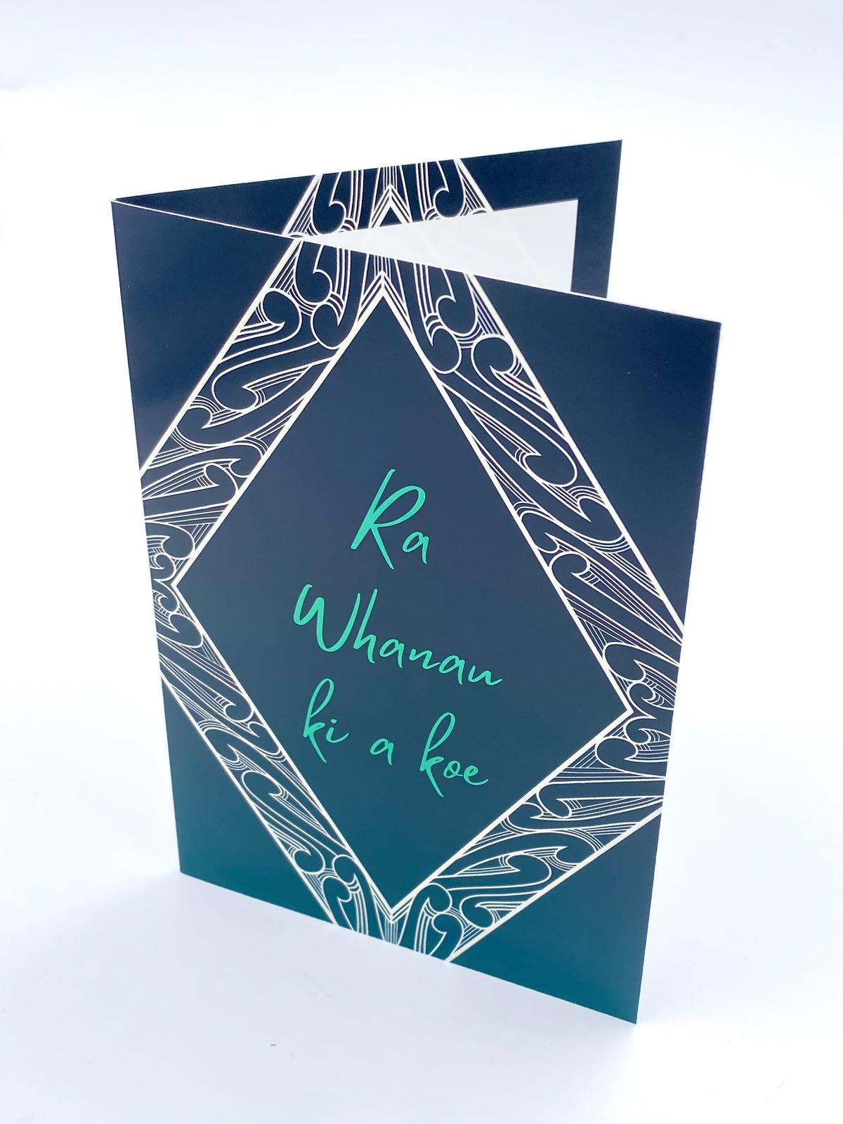 Māori Greeting Card - Ra Whanau Ki A Koe