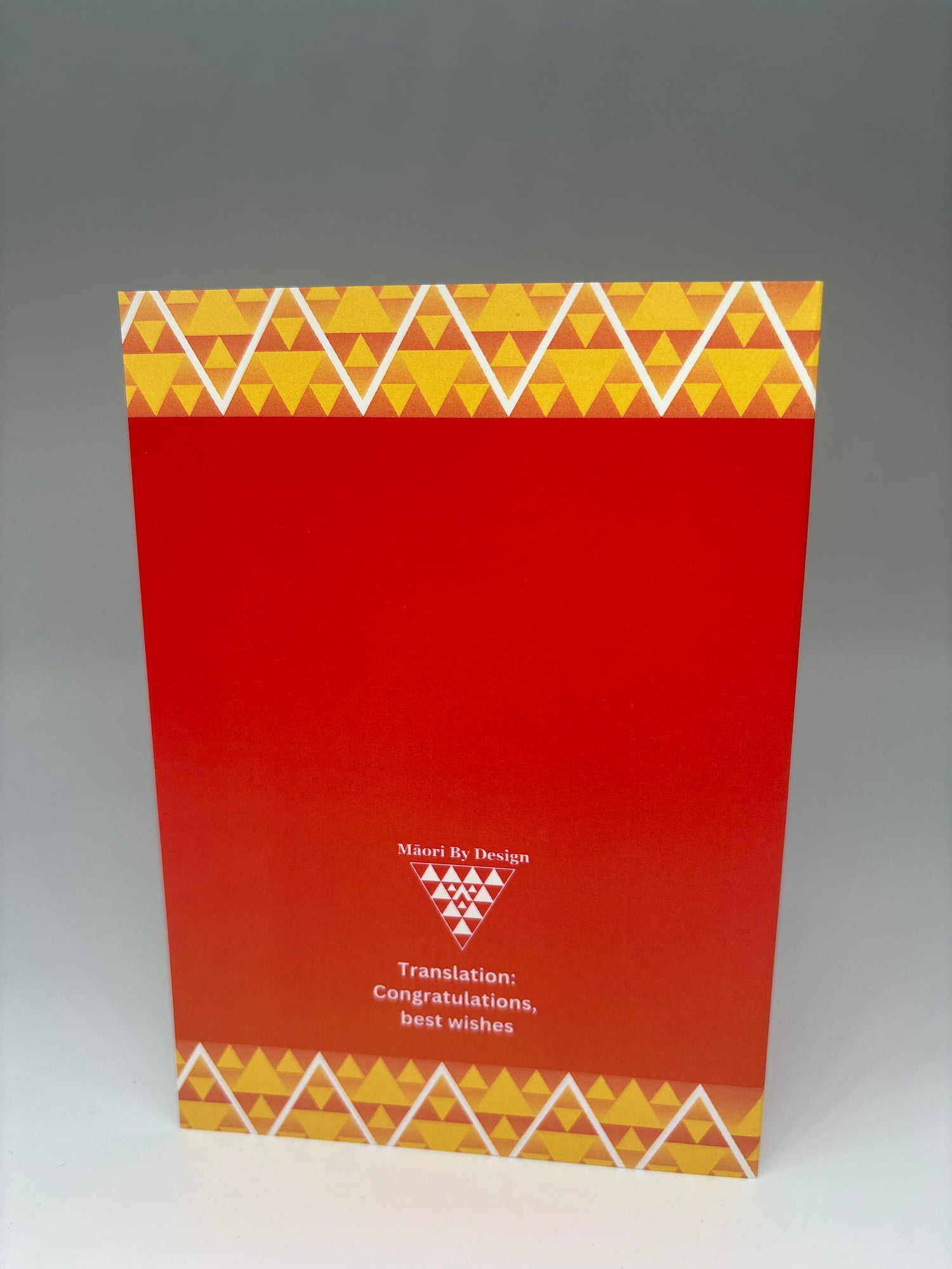 Māori Greeting Card - Whakamihi Nui Ki A Koe