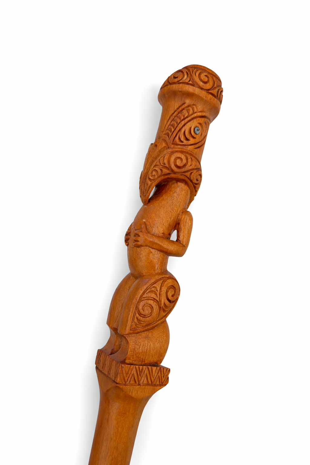 Walking Stick Tokotoko Wood Carving