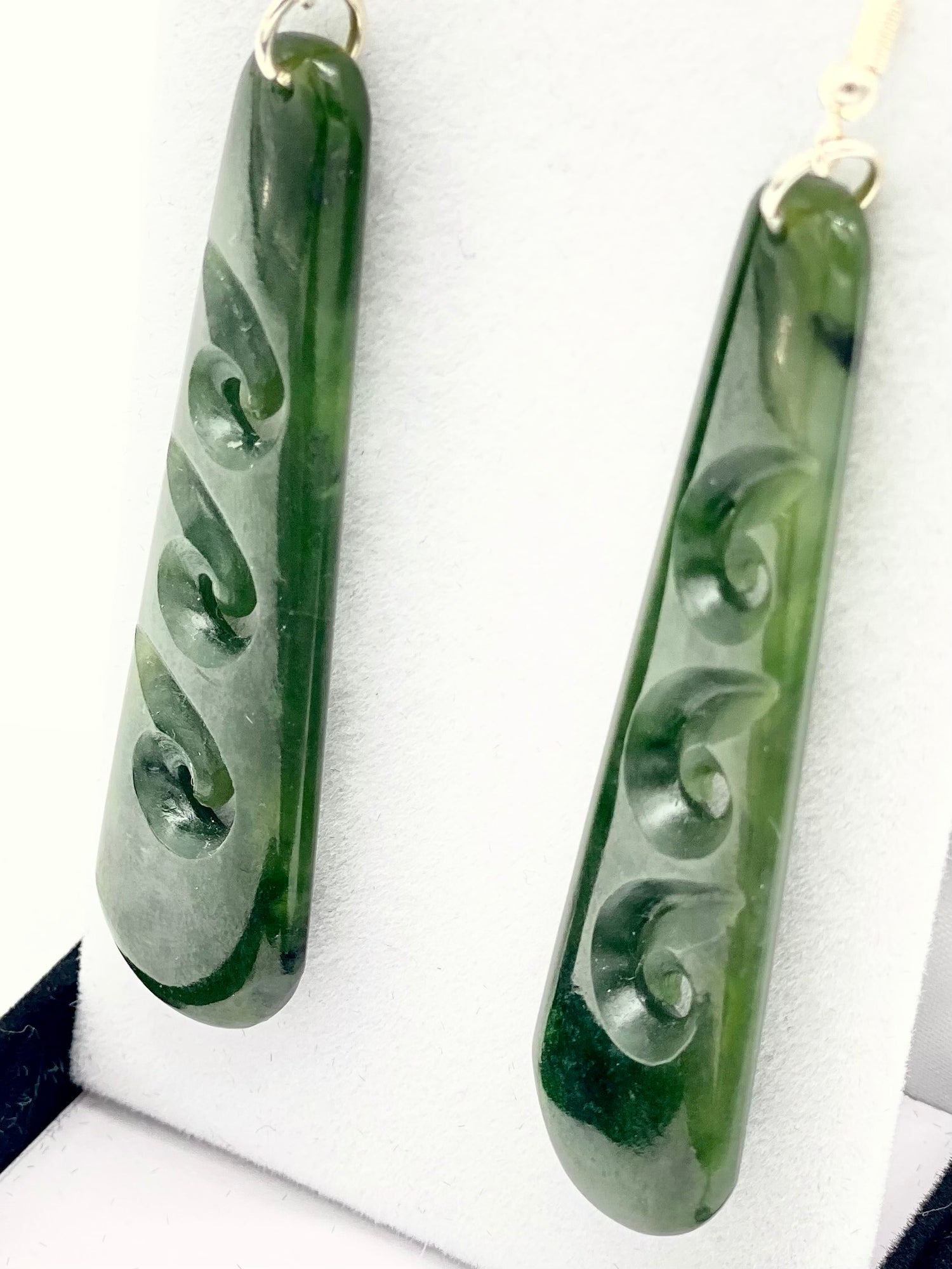 Roimata Koru Pounamu Earrings