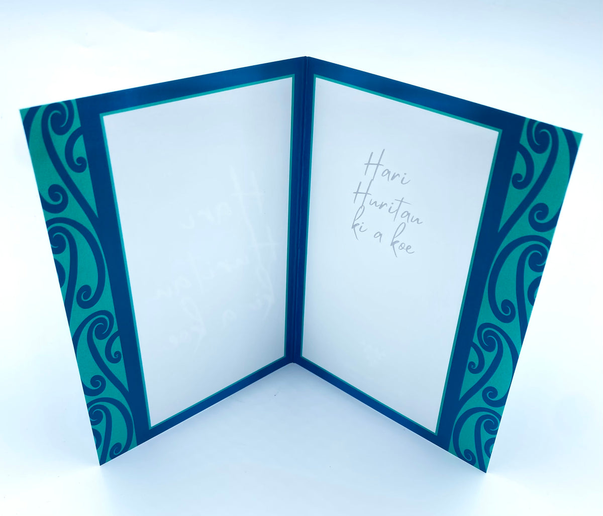 Māori Greeting Card- Hari Huritau Ki A Koe