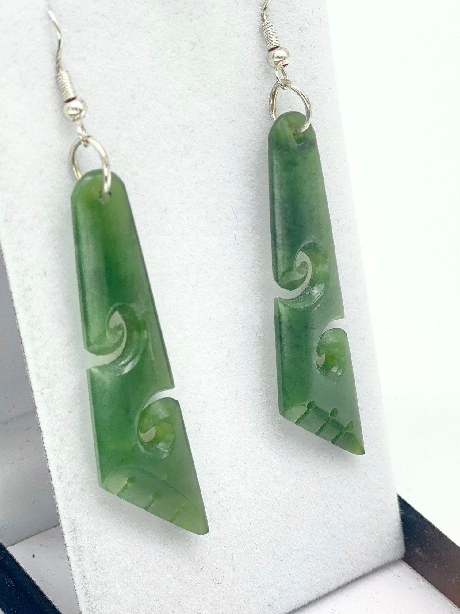 Koru Pounamu Earrings