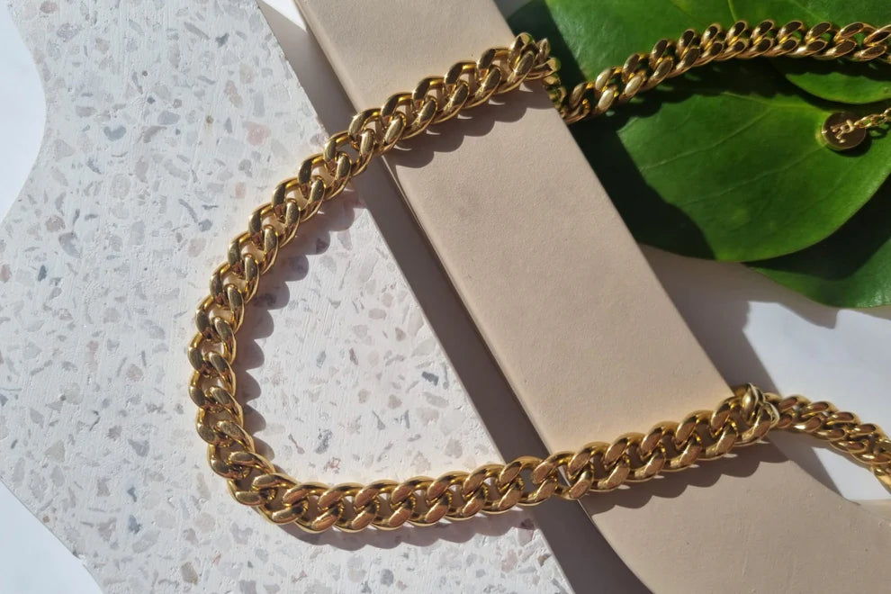 Niko Cuban Necklace - Small