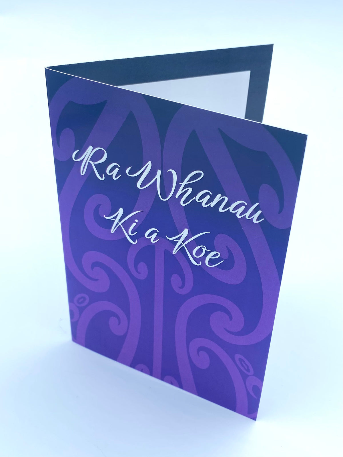Māori Greeting Card - Ra Whanau Ki a Koe