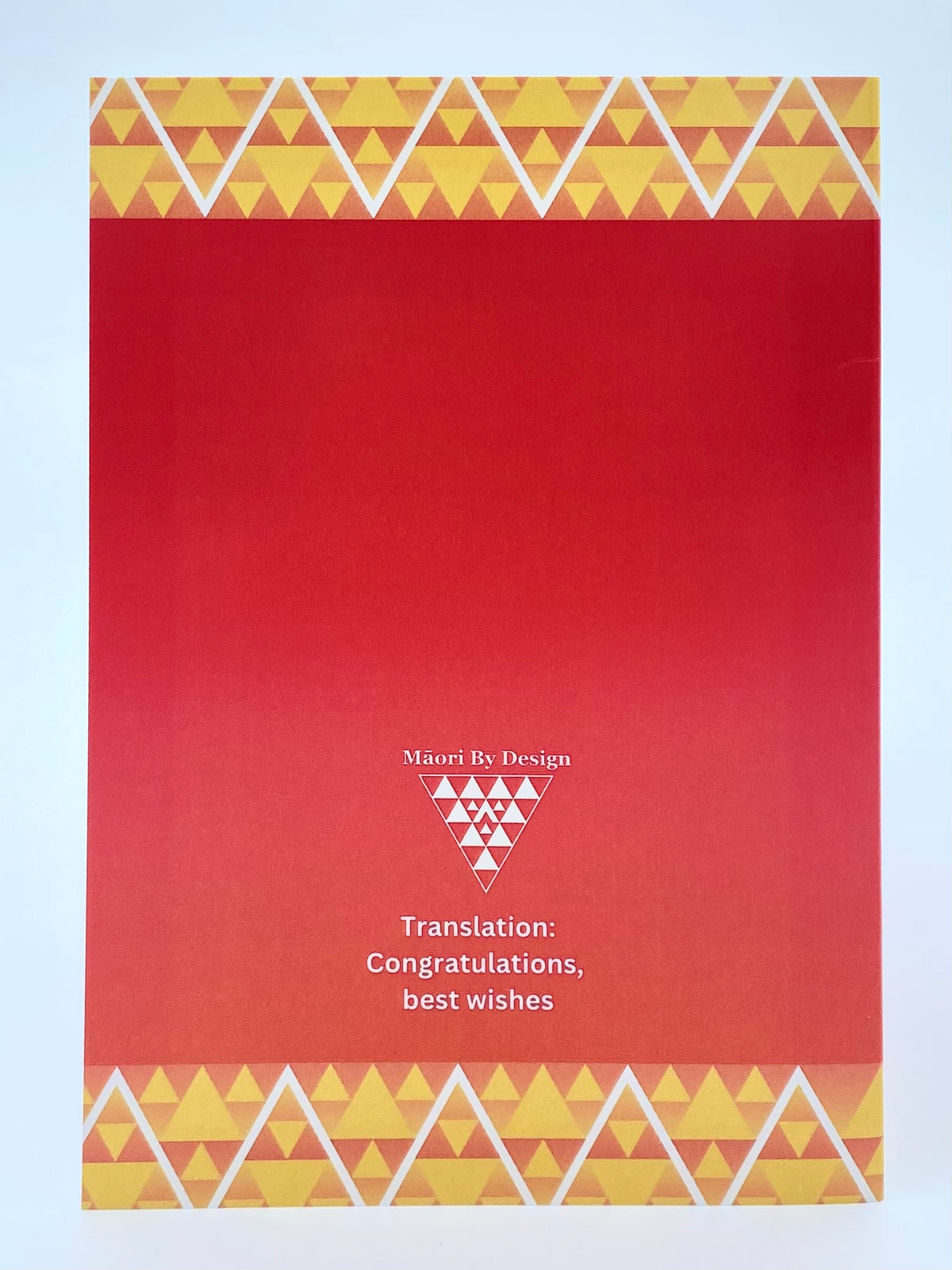 Māori Greeting Card - Whakamihi Nui Ki A Koe