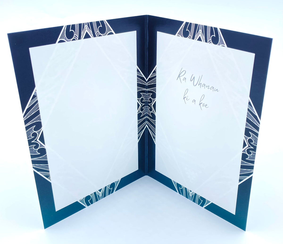 Māori Greeting Card - Ra Whanau Ki A Koe