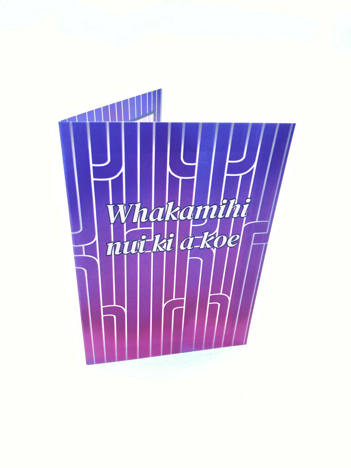 Māori Greeting Card - Whakamihi Nui Ki a Koe