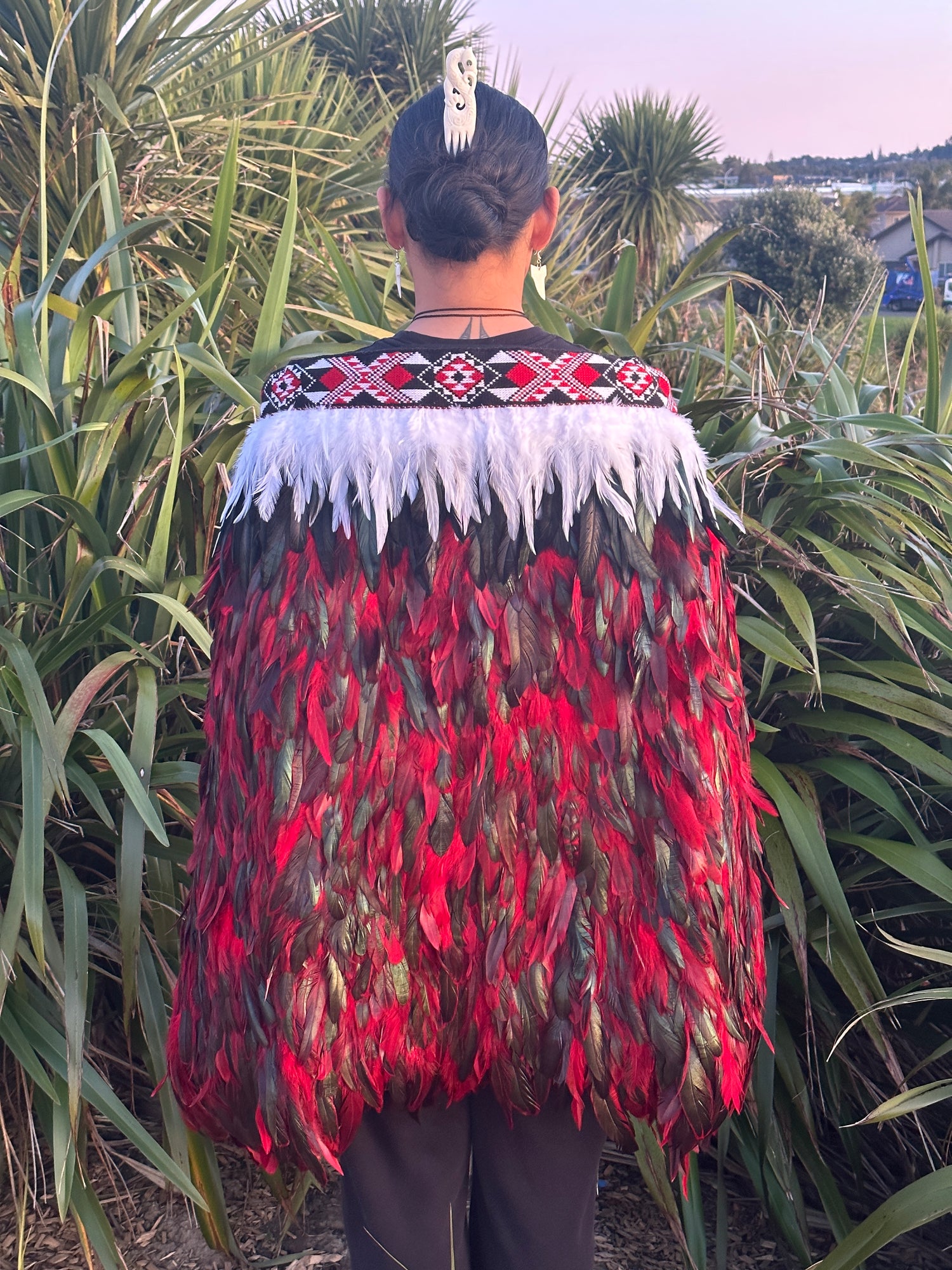 Korowai Adult Half Length- Red