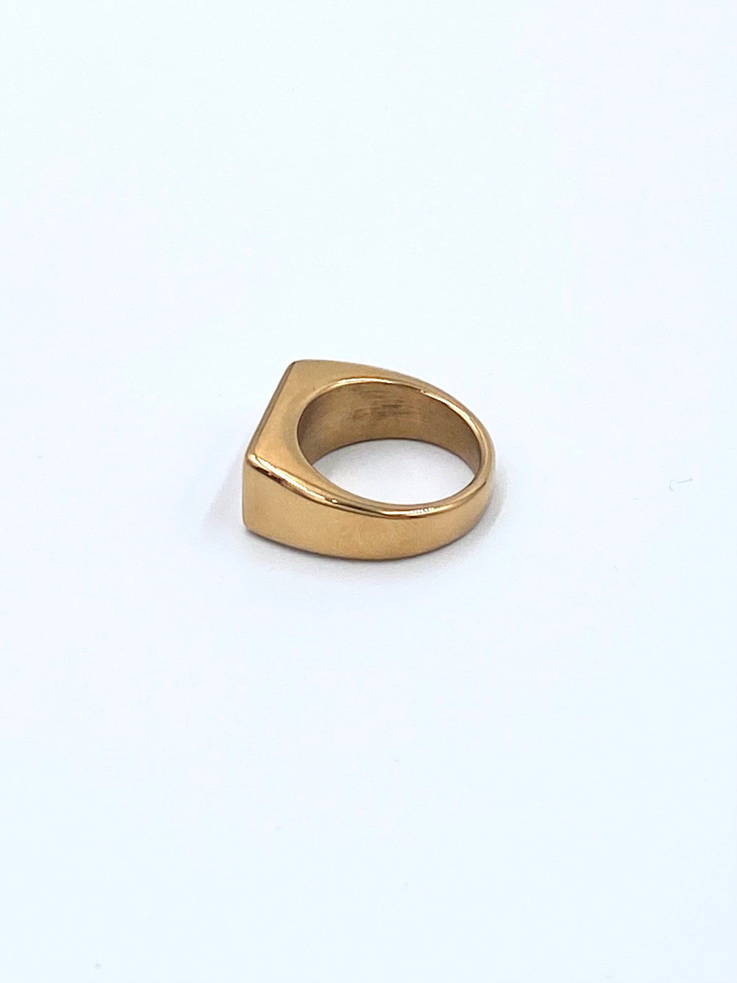 Gold Mangopare Square Rings