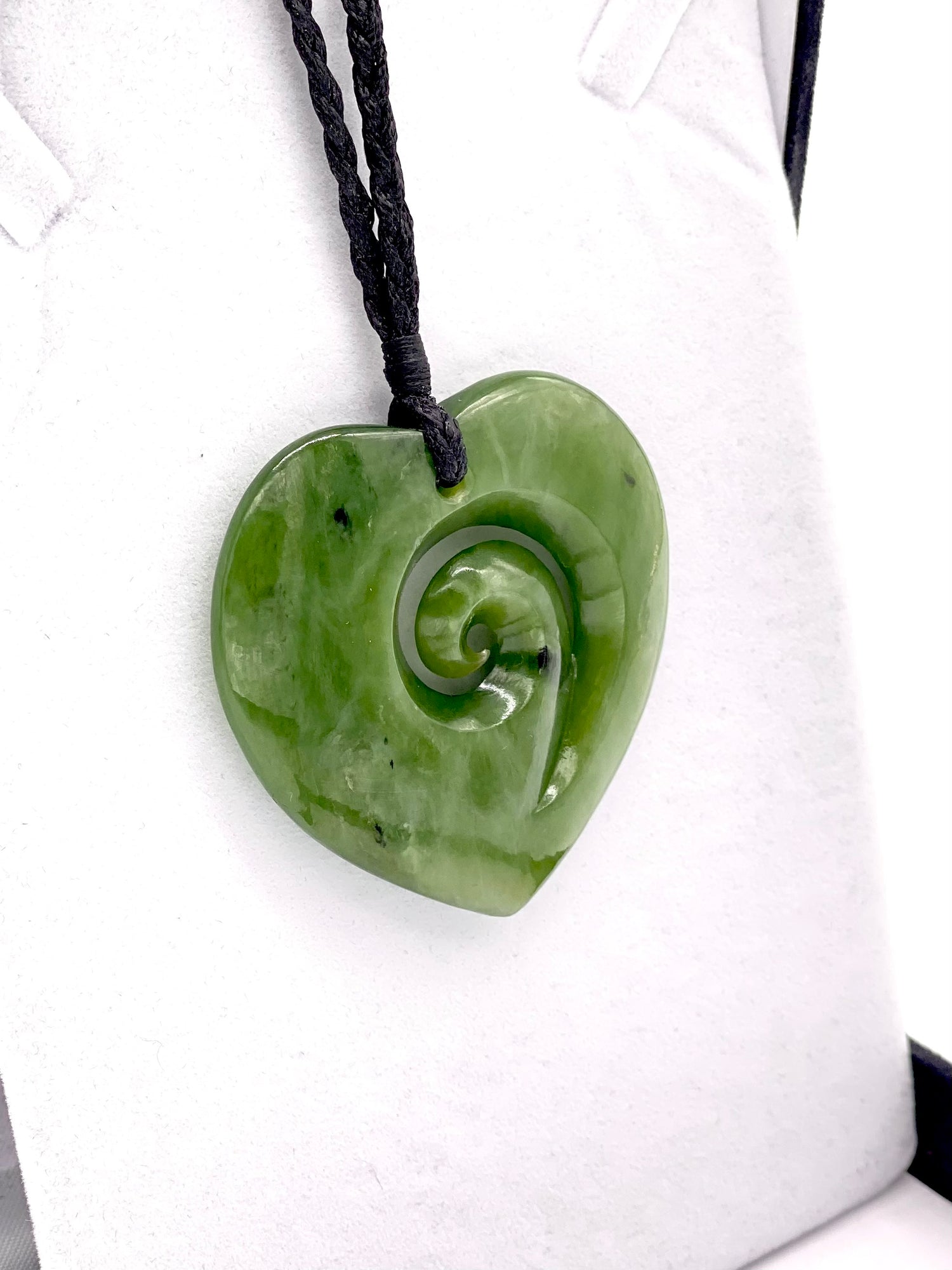 Koru Heart Pounamu Necklace