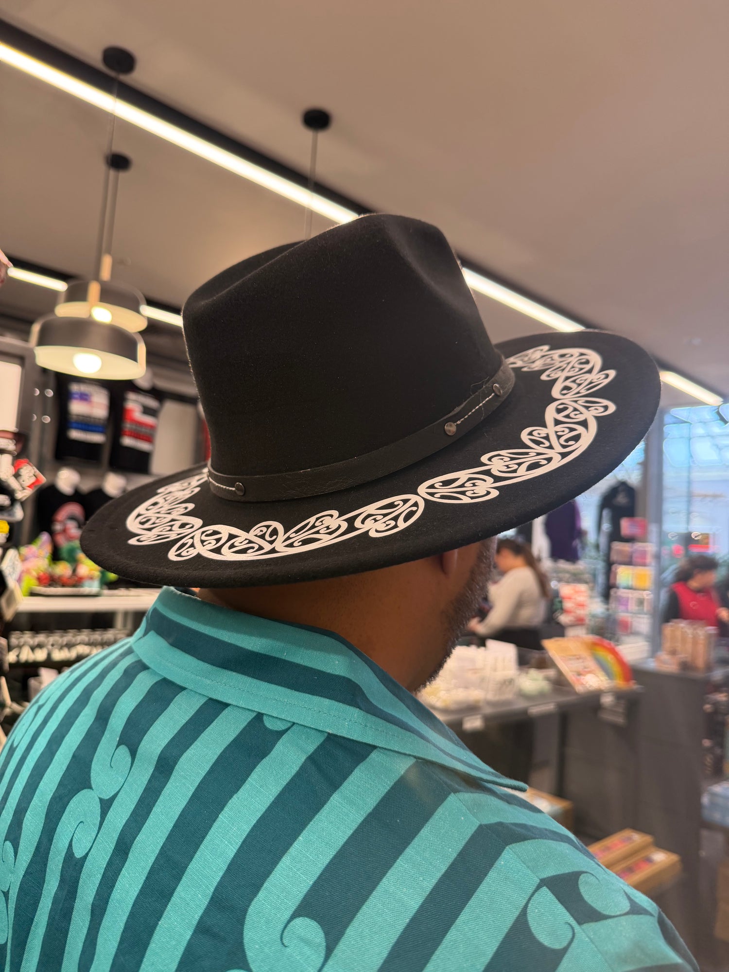 Black Kowhaiwhai Fedora