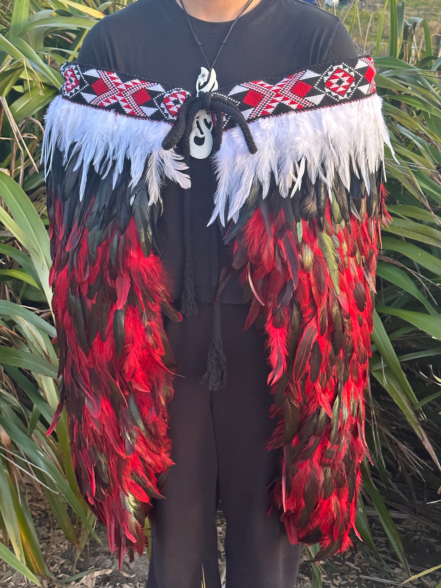Korowai Adult Half Length- Red